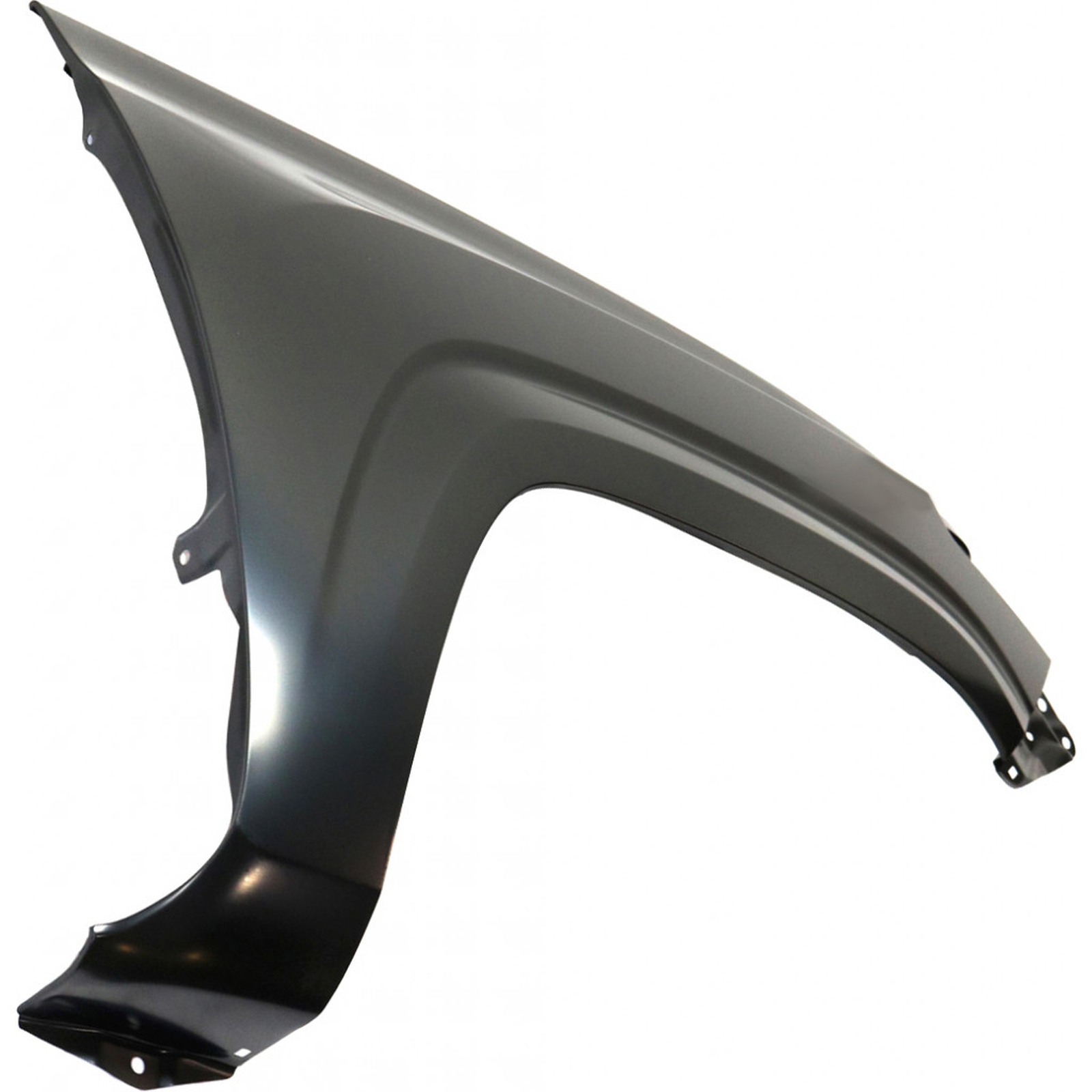 TO1241261 toyota tacoma 2016 2023 front right fender without moulding hole to1241261 3