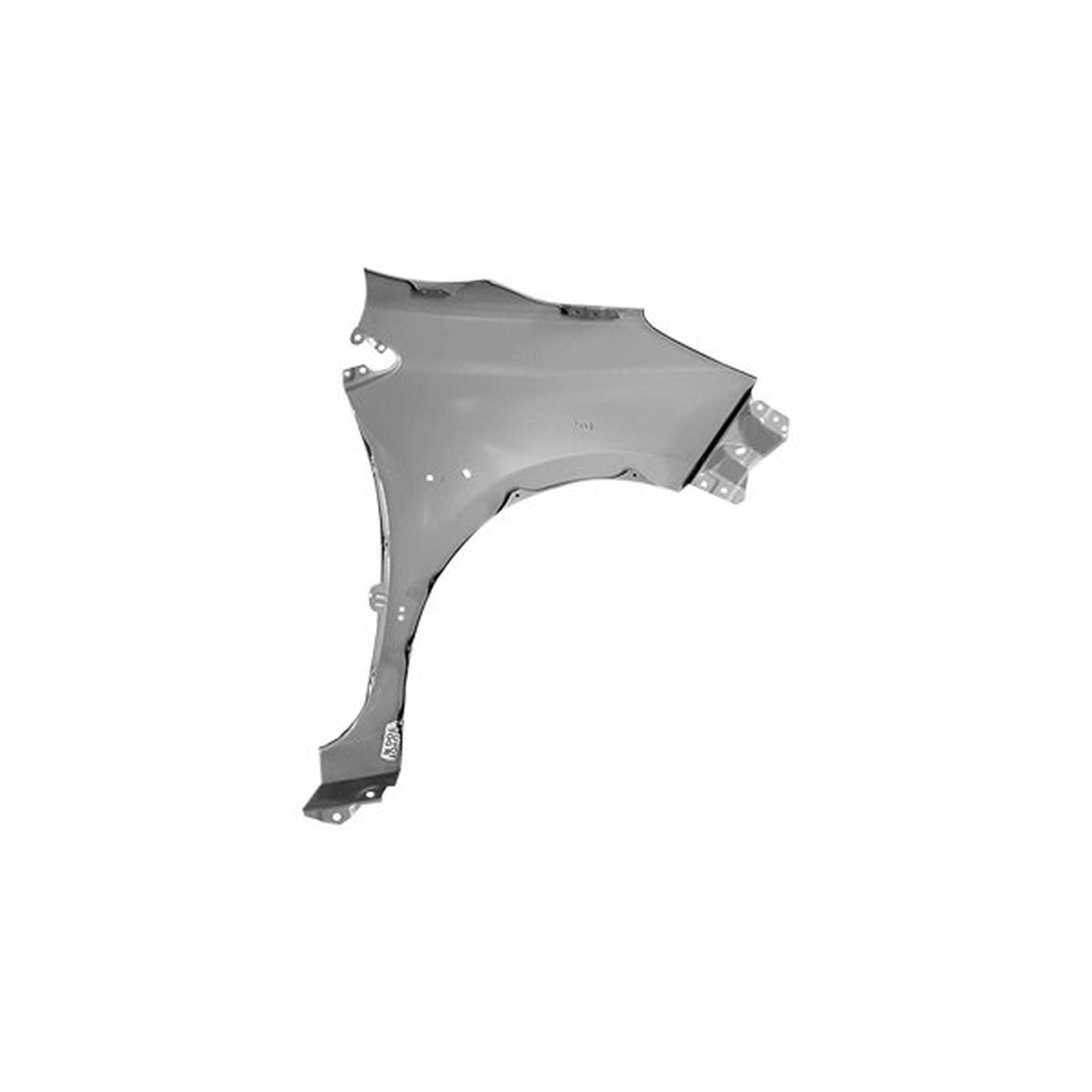 TO1241269 front right fender steel without wheel opeining moulding to1241269 2