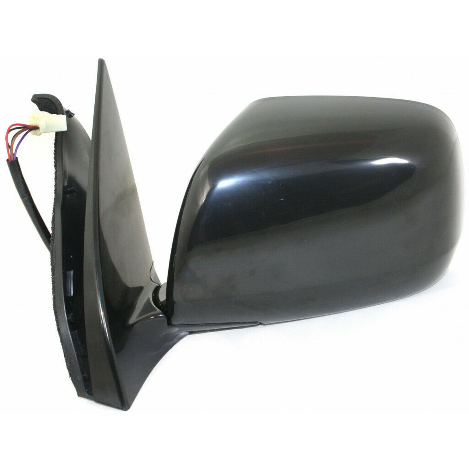 TO1320211 toyota highlander 2001 2007 left side mirror power htd black to1320211 2