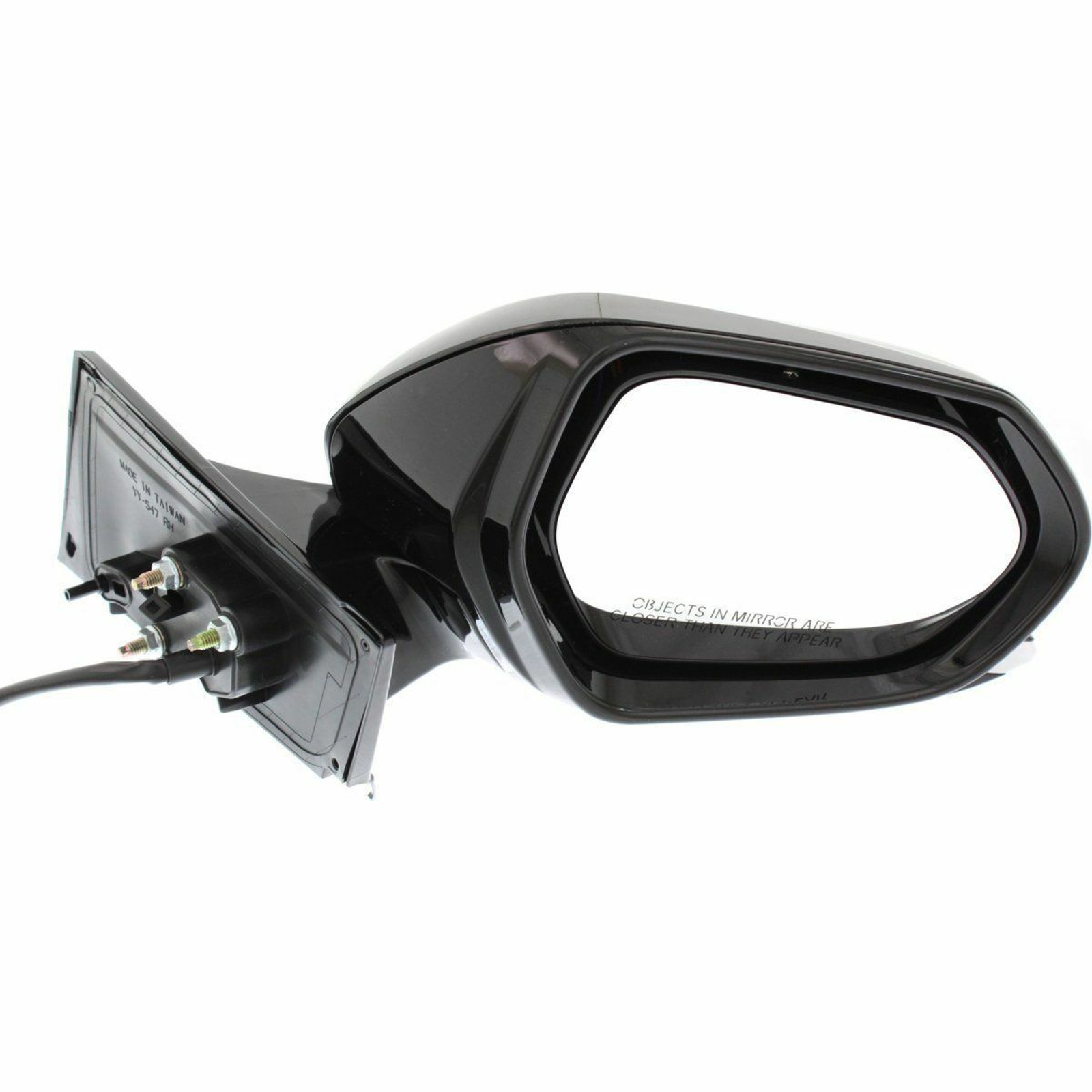 TO1320355 toyota prius 2016 2022 left side mirror power heated gloss black cover without b 5