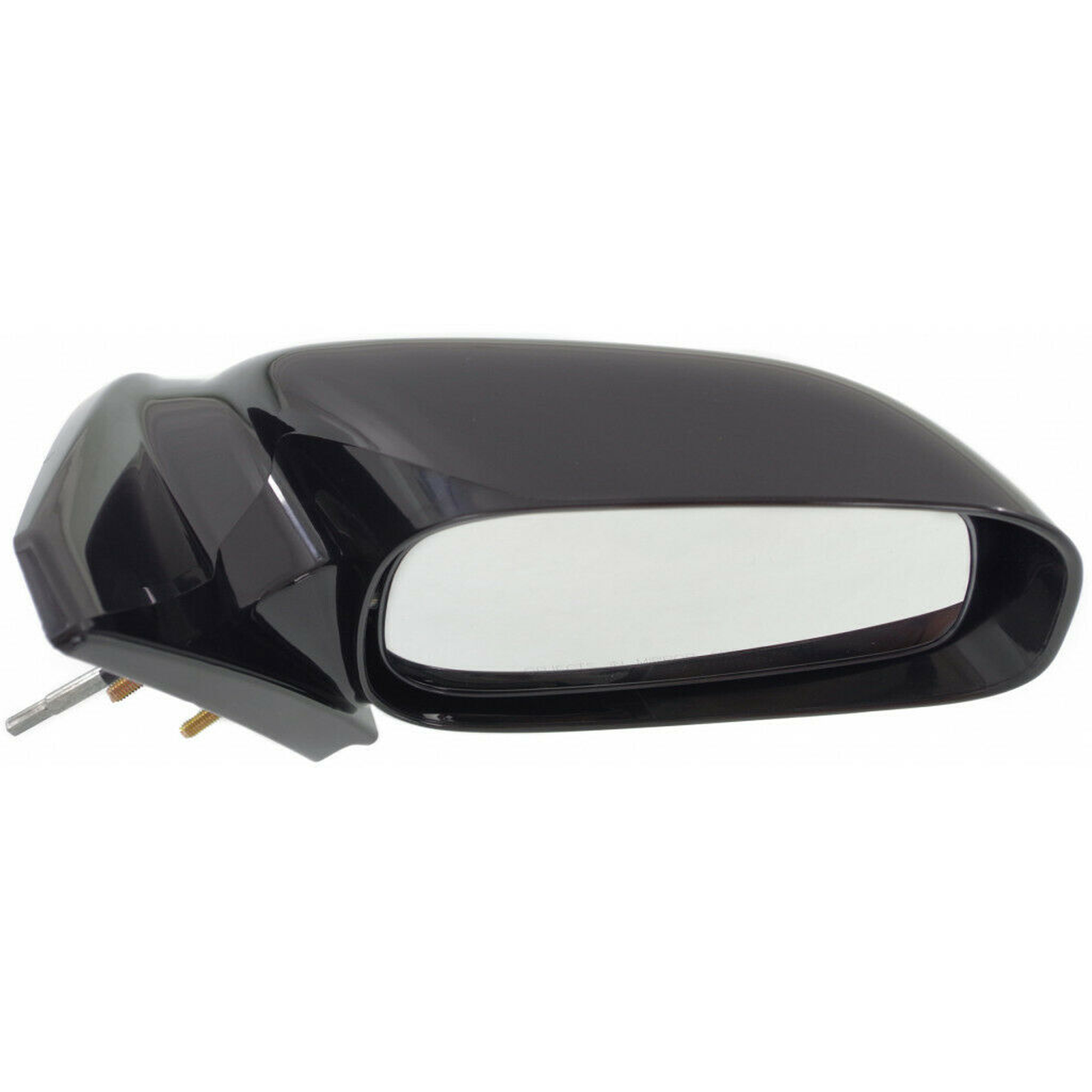 TO1321206 toyota matrix 2003 2008 right side mirror manual non foldaway gloss black ptm to 4