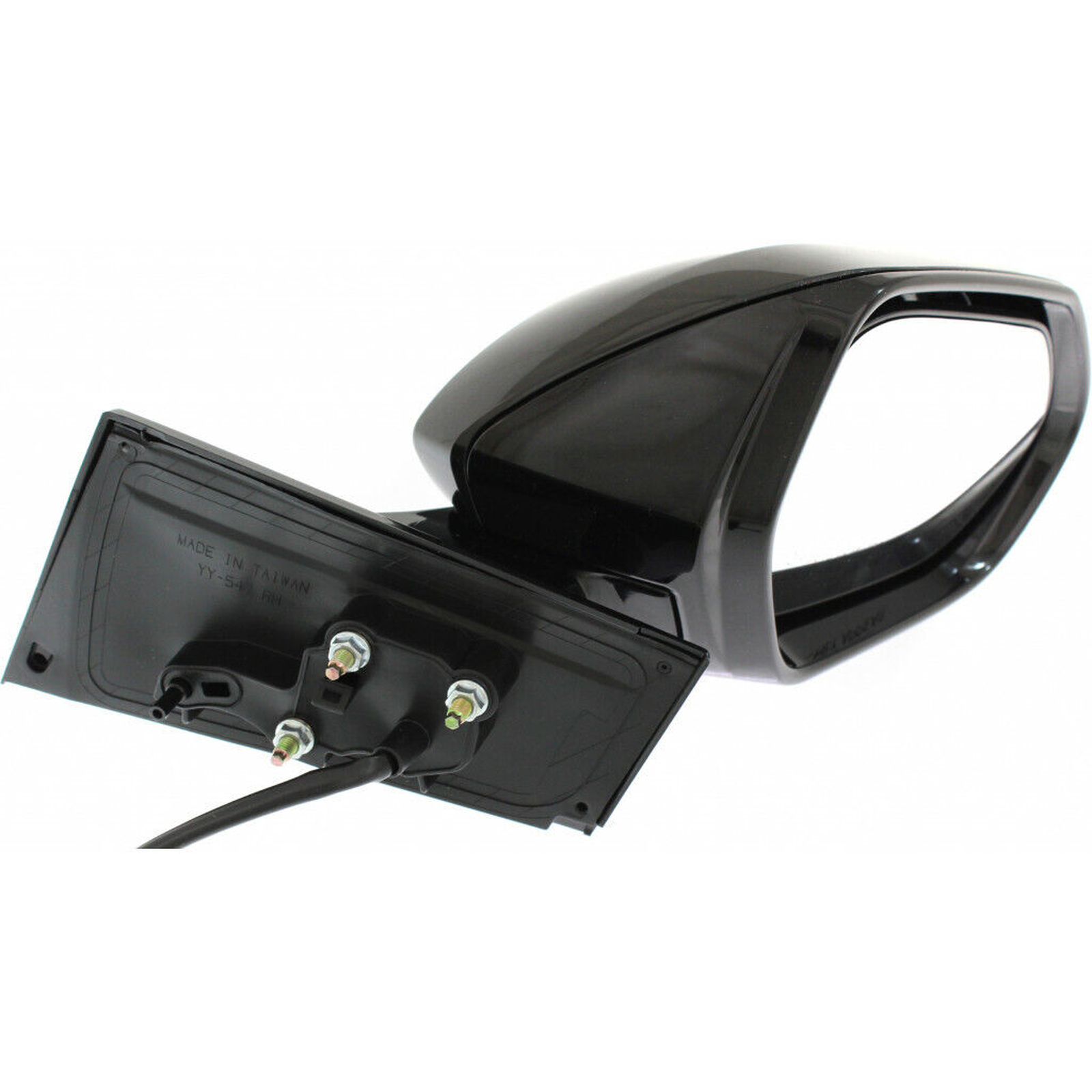 TO1321355 toyota prius 2016 2022 right side mirror power heated gloss black cover without  4