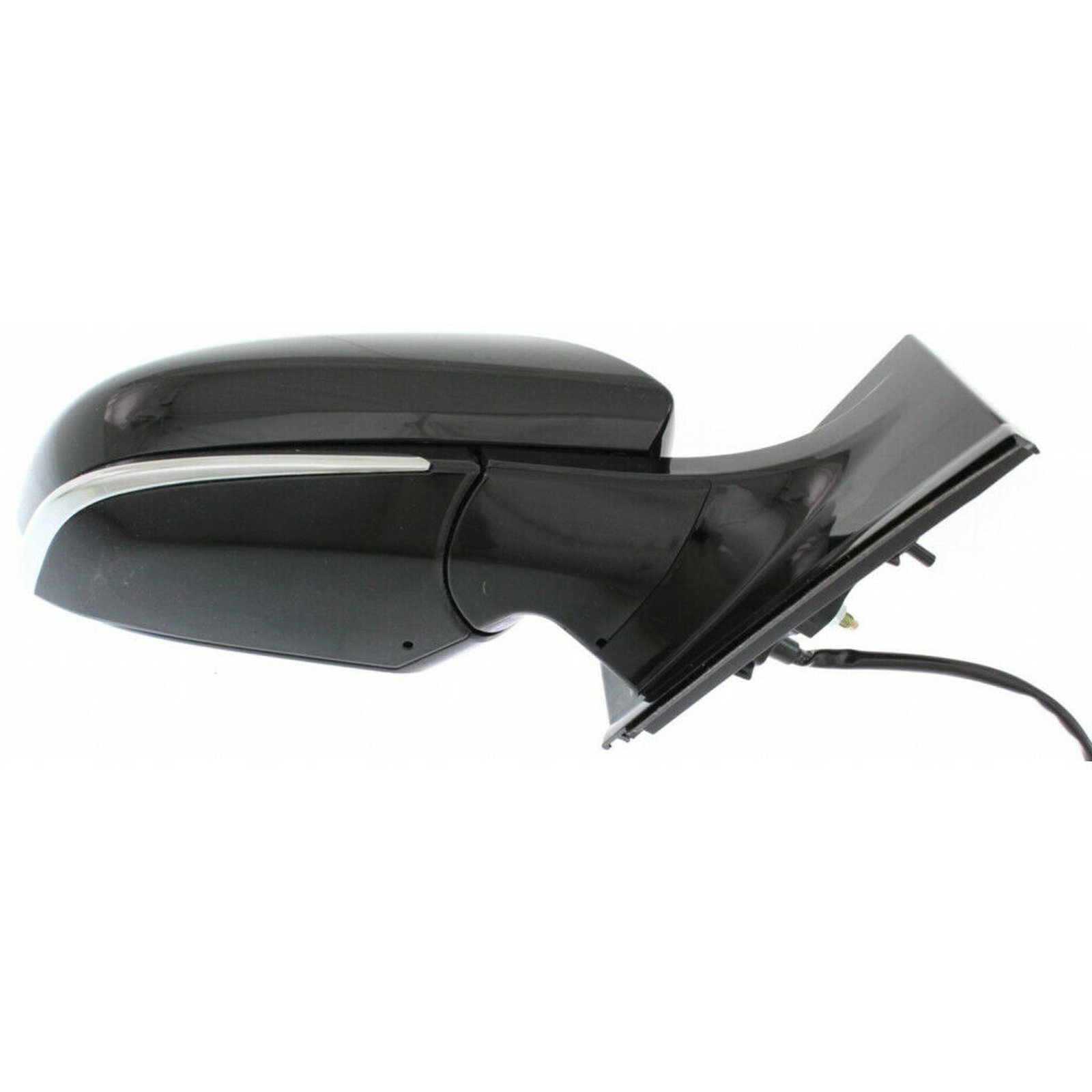 TO1321355 toyota prius 2016 2022 right side mirror power heated gloss black cover without  5