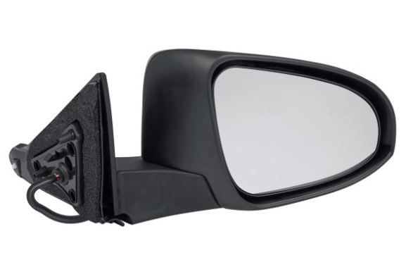 TOYOTA CAMRY 2015-2017 — MIRROR RH; POWER/HEATED/CONVEX GLASS; W/O BLIND-SPOT; CAMRY/HYB 2016-2017