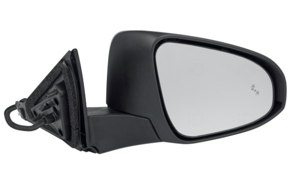 TOYOTA CAMRY 2015-2017 — MIRROR RH; POWER/HEATED/BLIND/CONVEX GLASS/MAN-FOLDING ; CAMRY/HYB 2016-2017