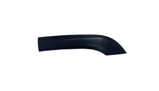 TOYOTA 4RUNNER 2011-2024 — REAR FENDER FLARE REARWARD LH; PRIMED BLACK; 2010-2024