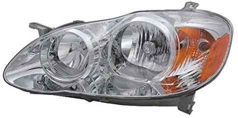 TOYOTA COROLLA 2003-2008 — HEAD LAMP LH; CLEAR LENS; CE/LE MODELS 2005-2008