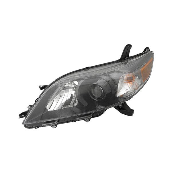 TOYOTA SIENNA 2011-2020 — HALOGEN HEAD LIGHT LH; BLACK BEZEL; FOR SE; SIENNA 2011-2014