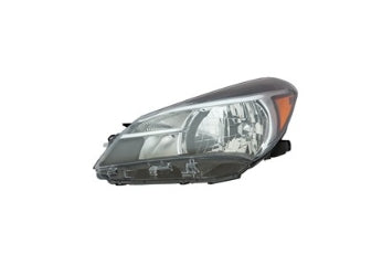 TOYOTA YARIS 2015-2020 — HALOGEN HEADLIGHT LH; W/O LED; CE/L/LE HBACK 2015-2017