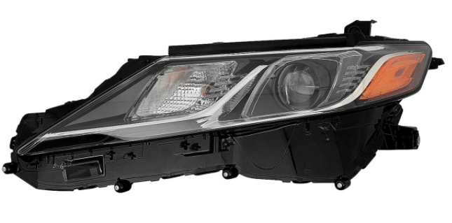 TOYOTA CAMRY 2018-2024 — BI-LED HEADLIGHT LH; N-AMERICA BUILT; FOR L & LE/HYB LE & SE/HYB SE; 2018