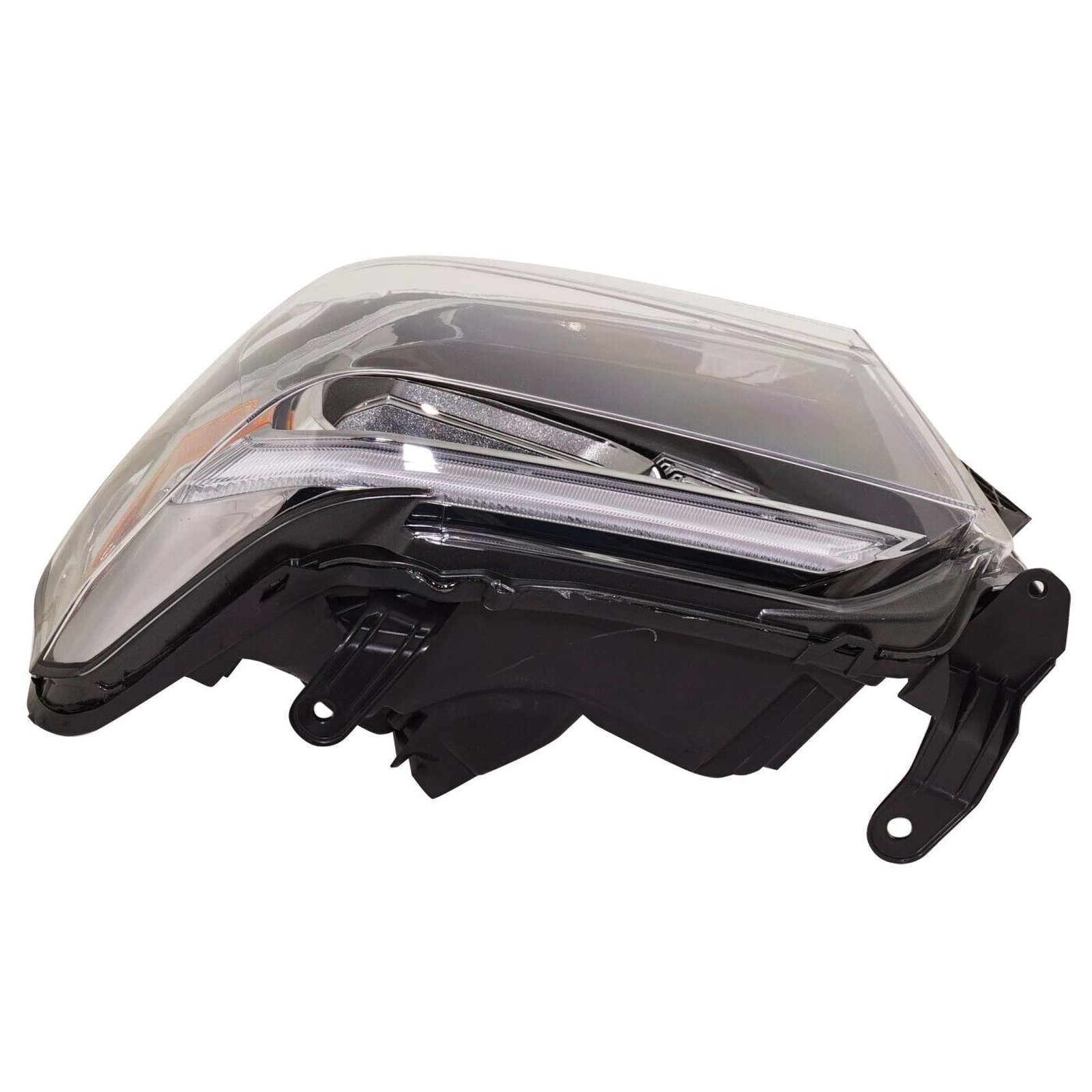TO2502263 toyota tundra rwd 2018 2021 left headlight led drl with smoked lens hq to2502263 4