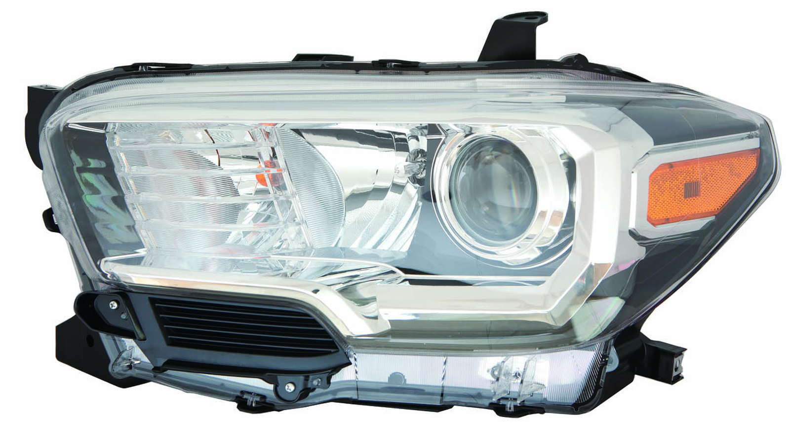 TO2502266 toyota tacoma 2018 2019 left headlight without led drl fog lamp hq to2502266 1
