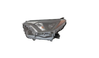 TOYOTA RAV4 2013-2018 — HALOGEN HEADLIGHT LH; BLACK BEZEL; N-AMERICA BUILT; 2016-2018