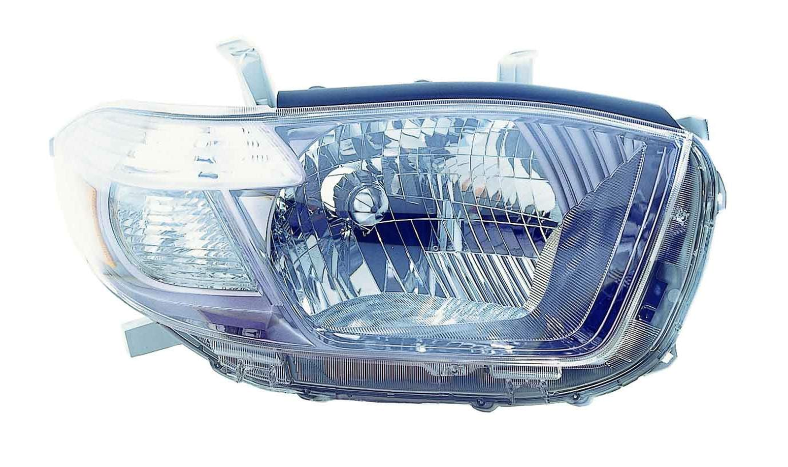 TO2503177C toyota highlander 2008 2010 right headlight sport mdl with smoked lens capa to25 1