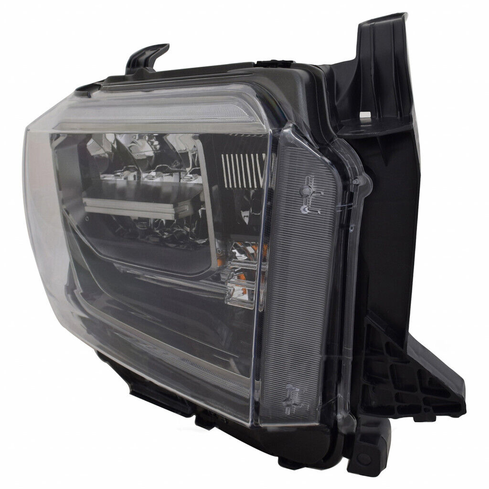 TO2503263 toyota tundra rwd 2018 2021 right headlight led drl with smoked lens hq to250326 4