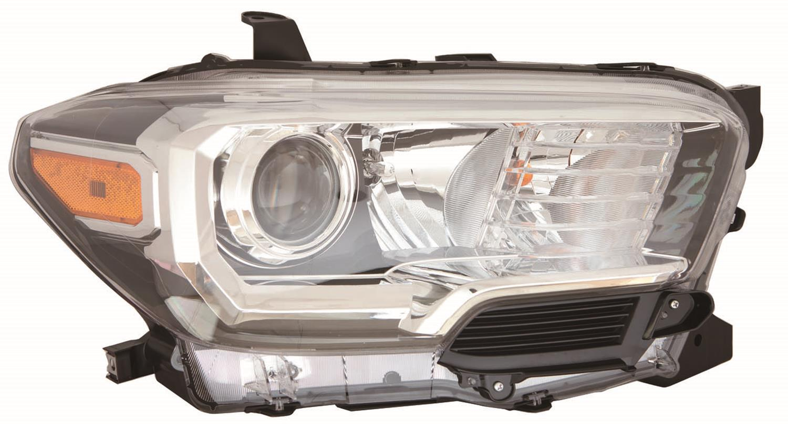 TO2503266 toyota tacoma 2018 2019 right headlight without led drl fog lamp hq to2503266 1