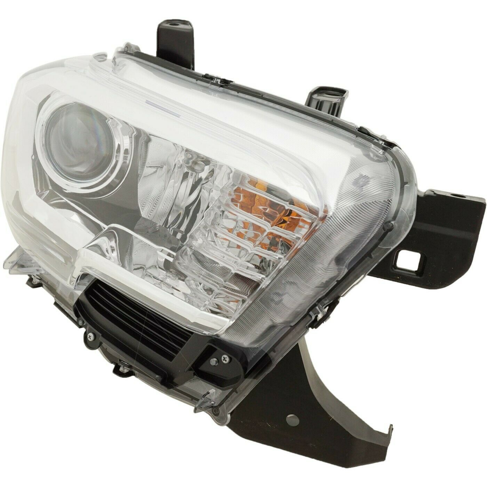 TO2503266 toyota tacoma 2018 2019 right headlight without led drl fog lamp hq to2503266 4
