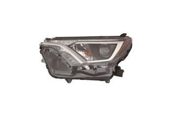 TOYOTA RAV4 2013-2018 — HALOGEN HEAD LAMP LH; JAPAN BUILT; RAV4 2016-2018