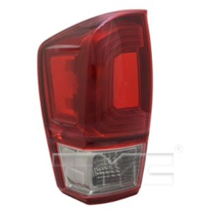 TOYOTA TACOMA 2016-2023 — TAIL LIGHT LH; CLEAR/SMOKE LOWER LENS; TRD SPORT/OFF-ROAD; 2016-2017