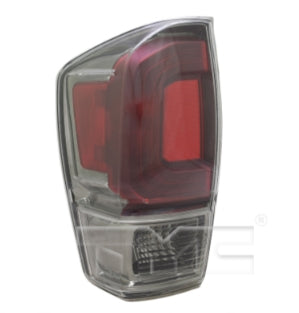 TOYOTA TACOMA 2016-2023 — TAIL LIGHT LH; LIMITED MODEL; SMOKED-BEZEL; 2016-2019
