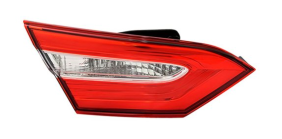 TOYOTA CAMRY 2018-2024 — INNER TAIL LIGHT LH; FOR US BUILT L/LE MODELS; W/O SMOKED/LED; CAMRY/HYB 2018-2020