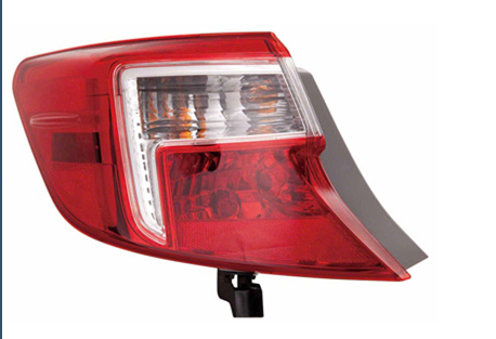 TOYOTA CAMRY 2012-2014 — TAIL LAMP LH; FITS ALL MODELS INCLUDING HYBRID 2012-2014