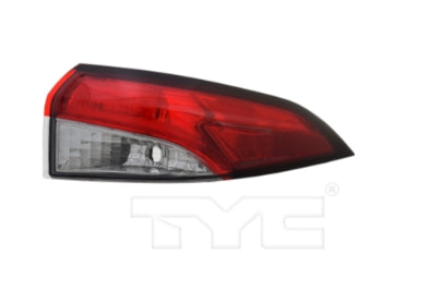 TOYOTA COROLLA 2020-2025 — OUTER TAIL LIGHT RH; SMOKED LENS; 2020-2022 CAPA