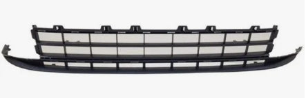 VOLKSWAGEN JETTA 2019-2025 — FRONT CENTER BUMPER GRILLE; TEXTURED BLACK; W/O SENSORS; JETTA 2022-2023 ( EXC GLI )