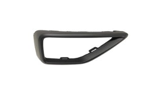 VOLKSWAGEN TAOS 2022-2025 — BUMPER EXHAUST TRIM LH; TEXTURED BLACK; 2022-2025