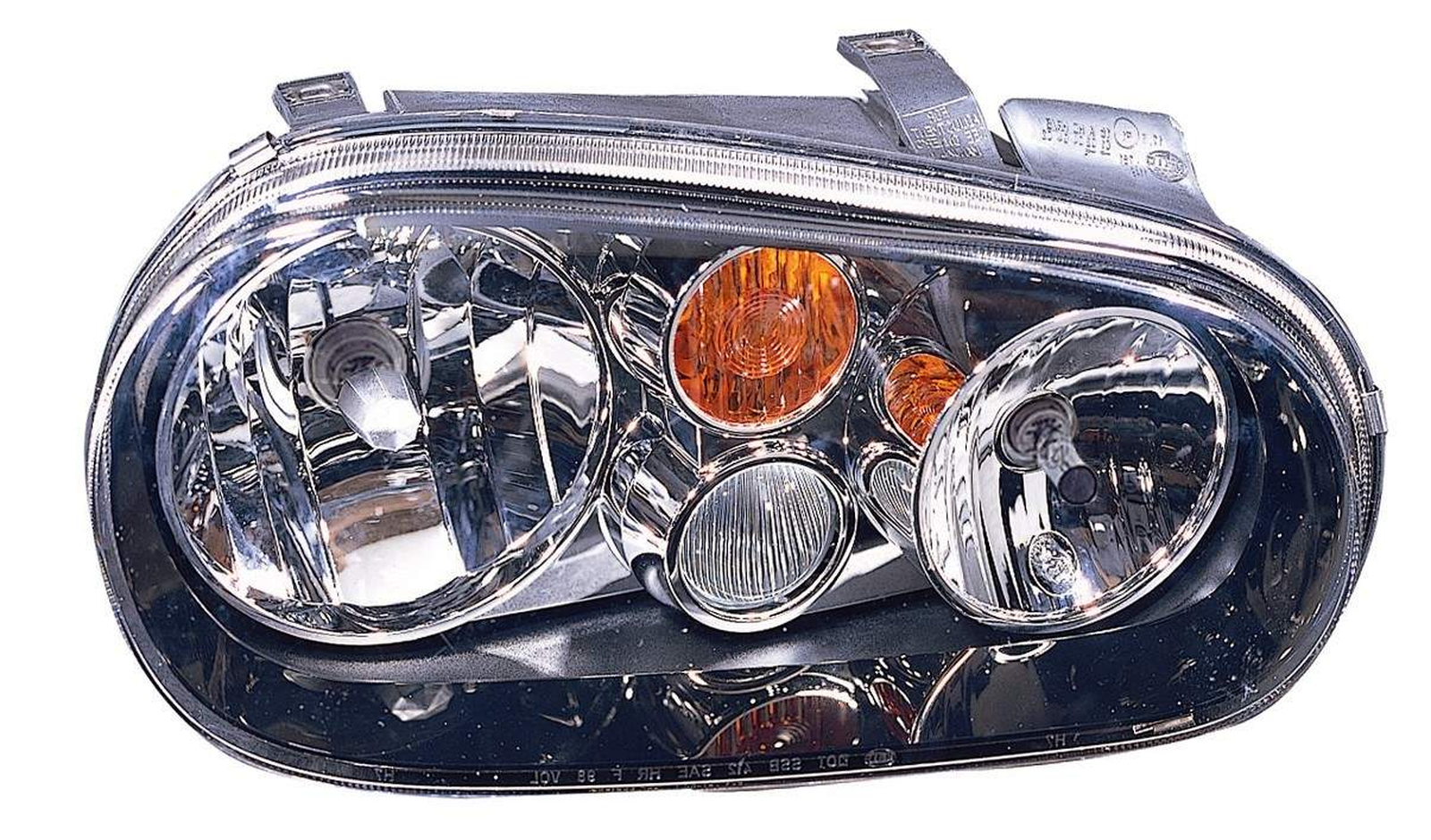 VW2502122 volkswagen golf 2003 2006 left headlight with fog lamp with special edition hq v 1