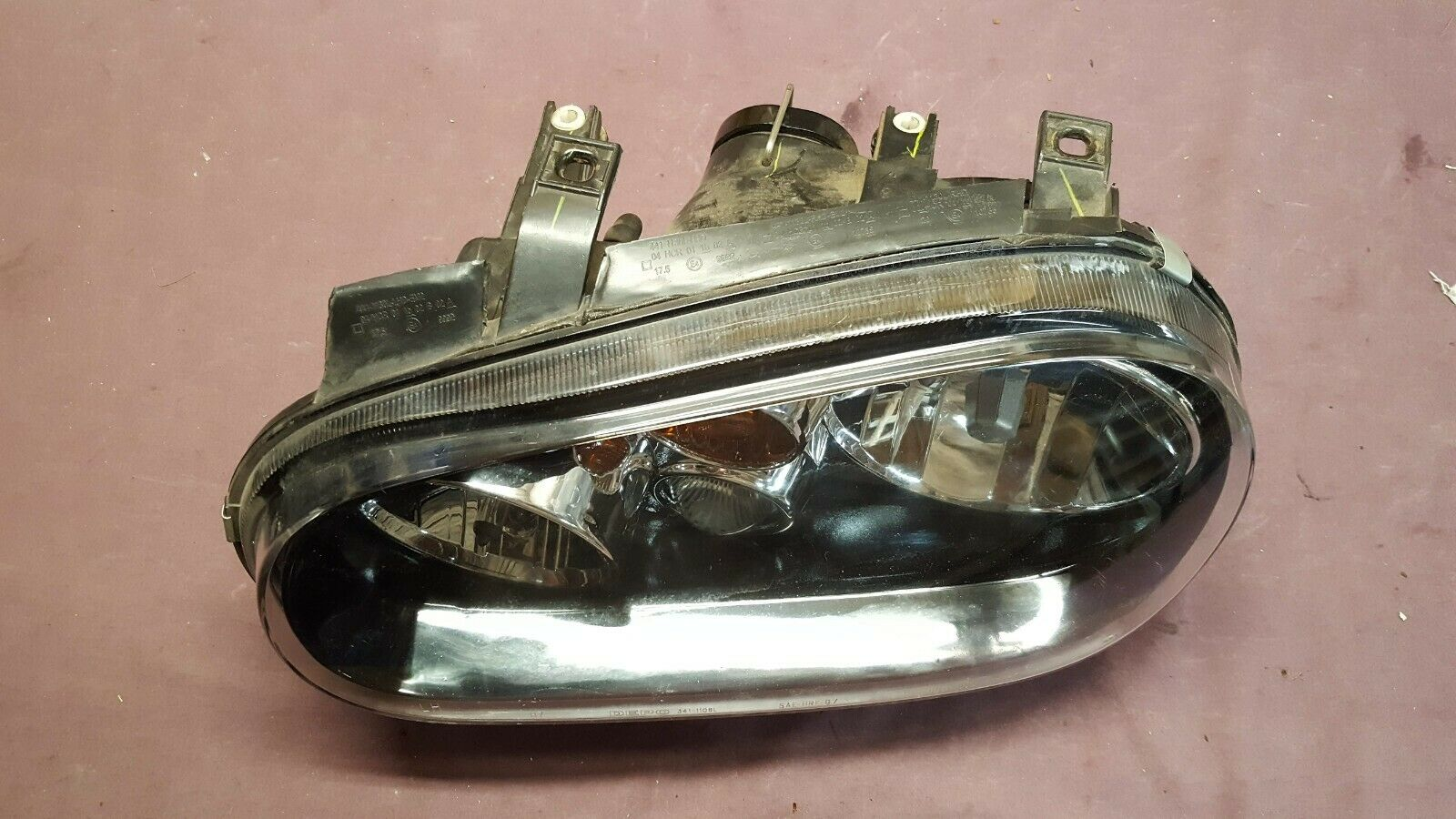 VW2502122 volkswagen golf 2003 2006 left headlight with fog lamp with special edition hq v 5