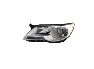 VOLKSWAGEN TIGUAN 2009-2017 — HALOGEN HEADLIGHT LH; W/O DIRECTIONAL BEAM; 2009-2011