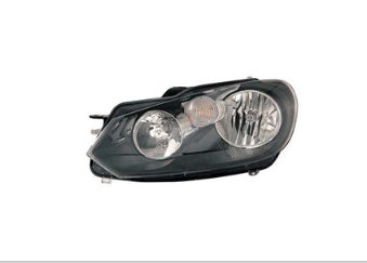 VOLKSWAGEN GOLF 2010-2014 — HALOGEN HEADLIGHT LH; GOLF/GTI 2010-2014 CAPA