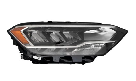 VOLKSWAGEN JETTA 2019-2025 — LED HEADLIGHT RH; W/O PROJECTOR & GLI; 2019-2024