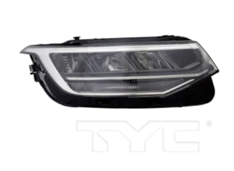 VOLKSWAGEN TIGUAN 2018-2024 — HEADLIGHT RH; W/O ADAPTIVE; TRENDLINE & COMFORTLINE; 2022-2024 (5NL941036A)