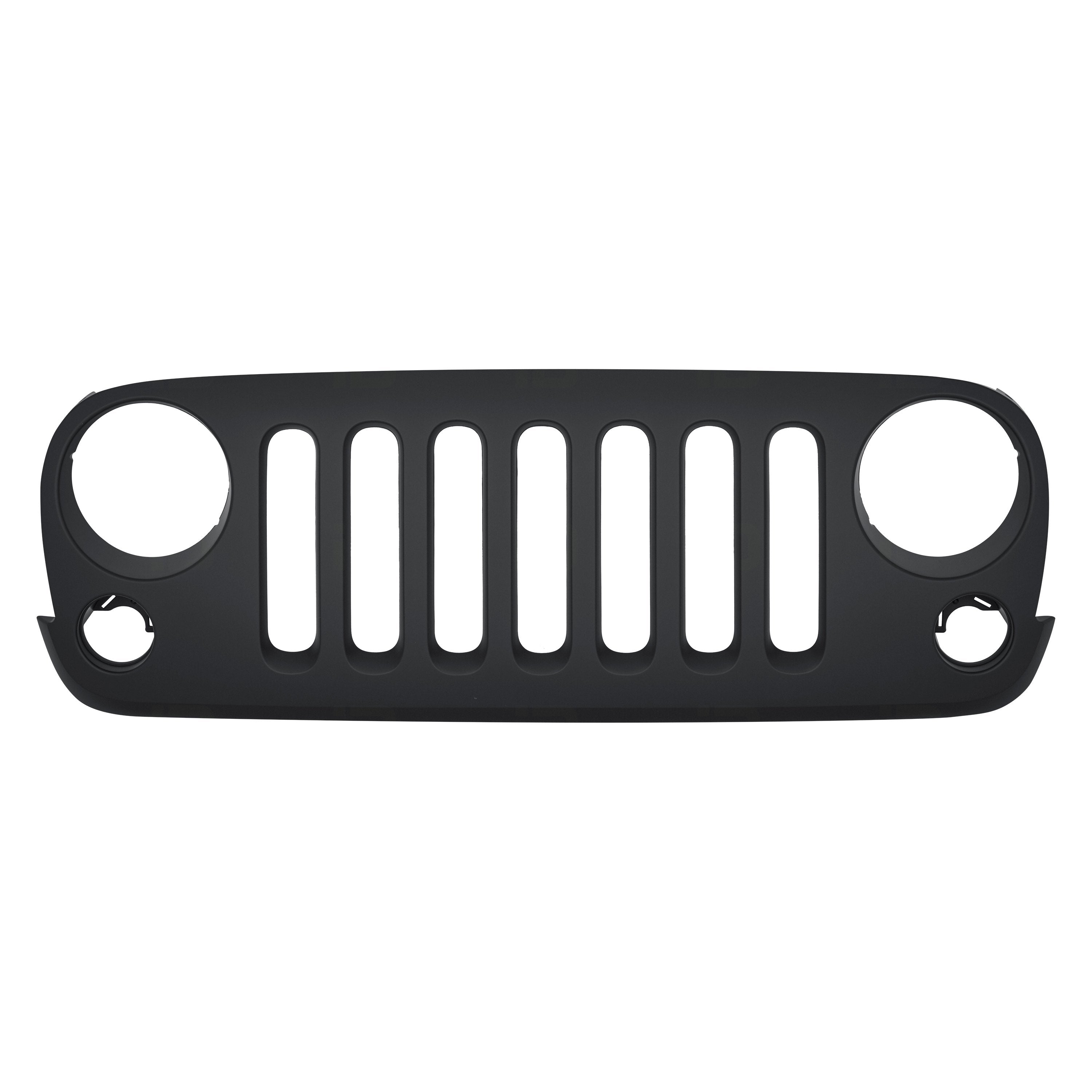 JEEP WRANGLER 2007-2017 — GRILLE; 2007-2017(2016-2017 MODELS-W/O TRIM RINGS )