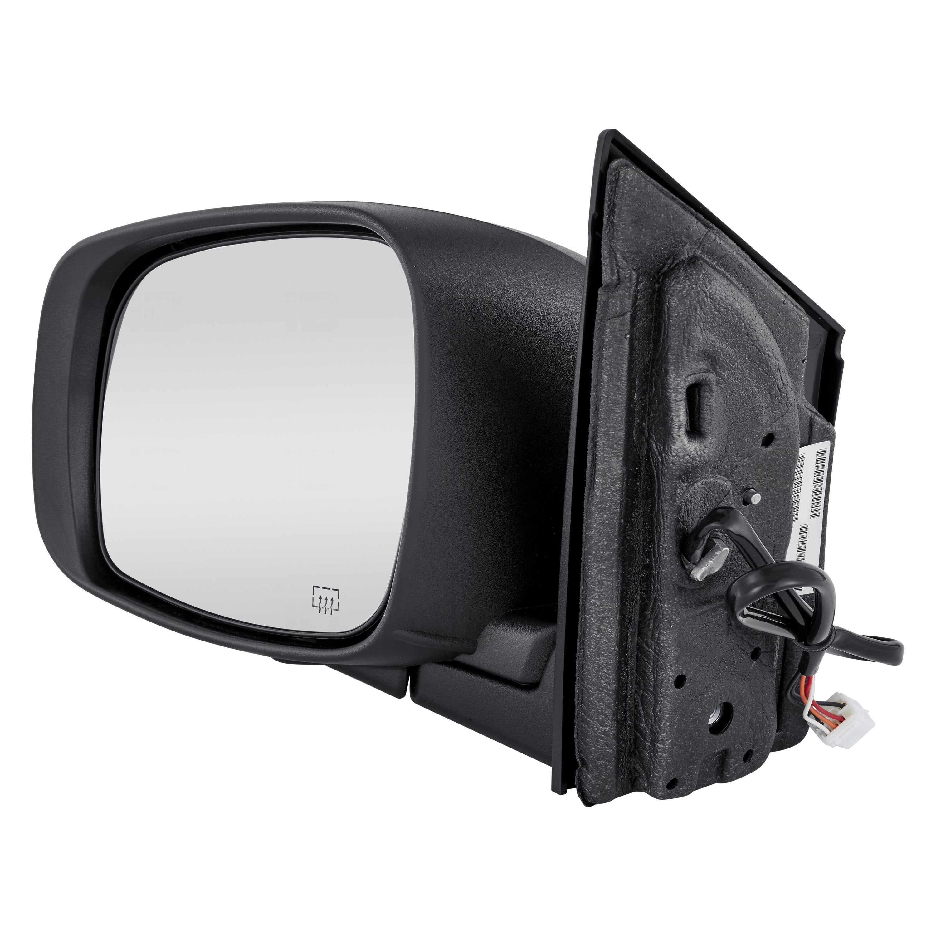 DODGE GRAND CARAVAN 2008-2020 — POWER MIRROR LH; HEATED/TEXTURED; CARAVAN 08-20/ TOWN-COUNTRY 08-16 (6 HOLE/5 PIN CONNECTOR)