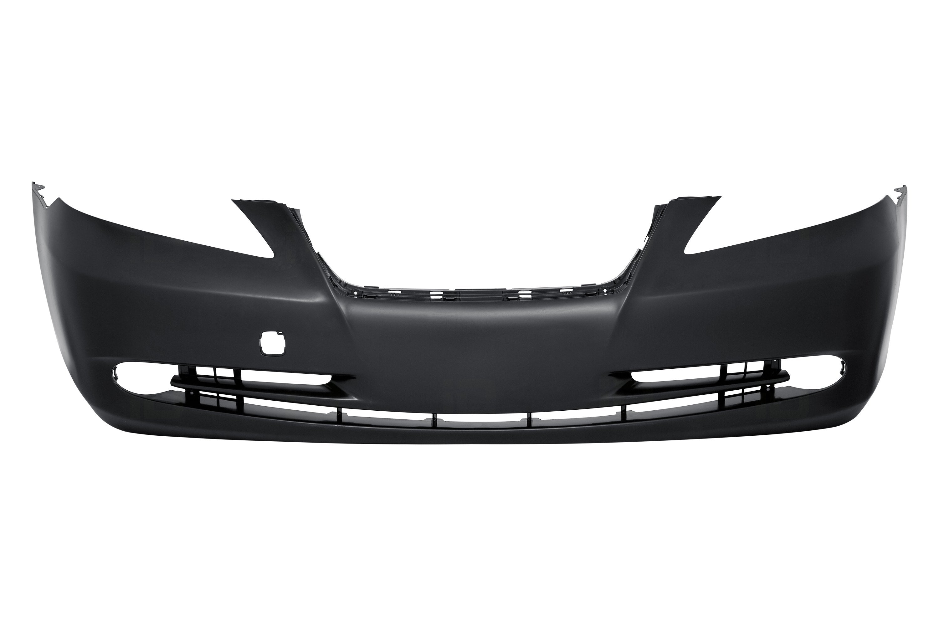 TOYOTA CAMRY 2007-2011 — FRONT BUMPER PRIMED; JAPAN BUILT; W/TOW HOOK HOLE; W/O SPOLIER HOLES; CAMRY / HYBRID 2007-2009