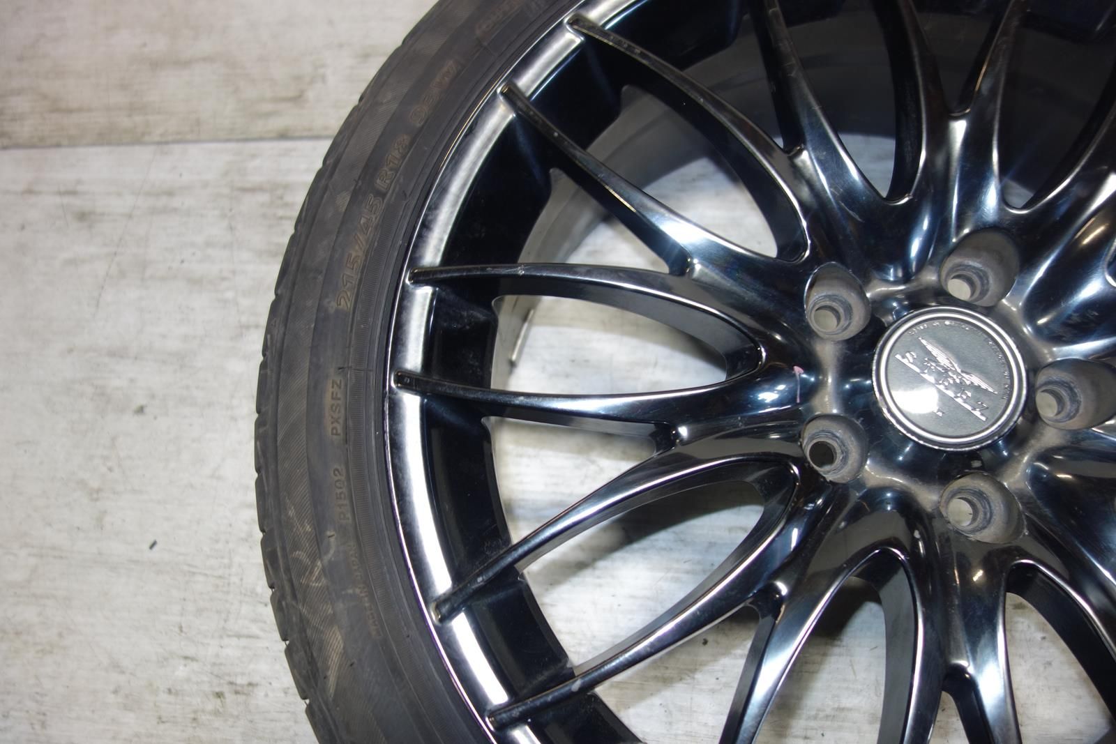 JDM WORK STEEZ WHEELS RIMS TIRES 5X114.3 18X7.5 +55 OFFSET Japan Genuine