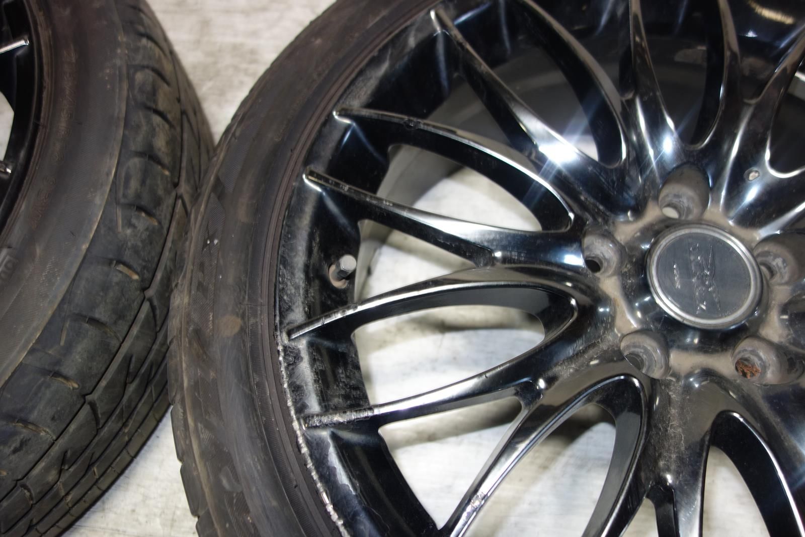 JDM WORK STEEZ WHEELS RIMS TIRES 5X114.3 18X7.5 +55 OFFSET Japan Genuine