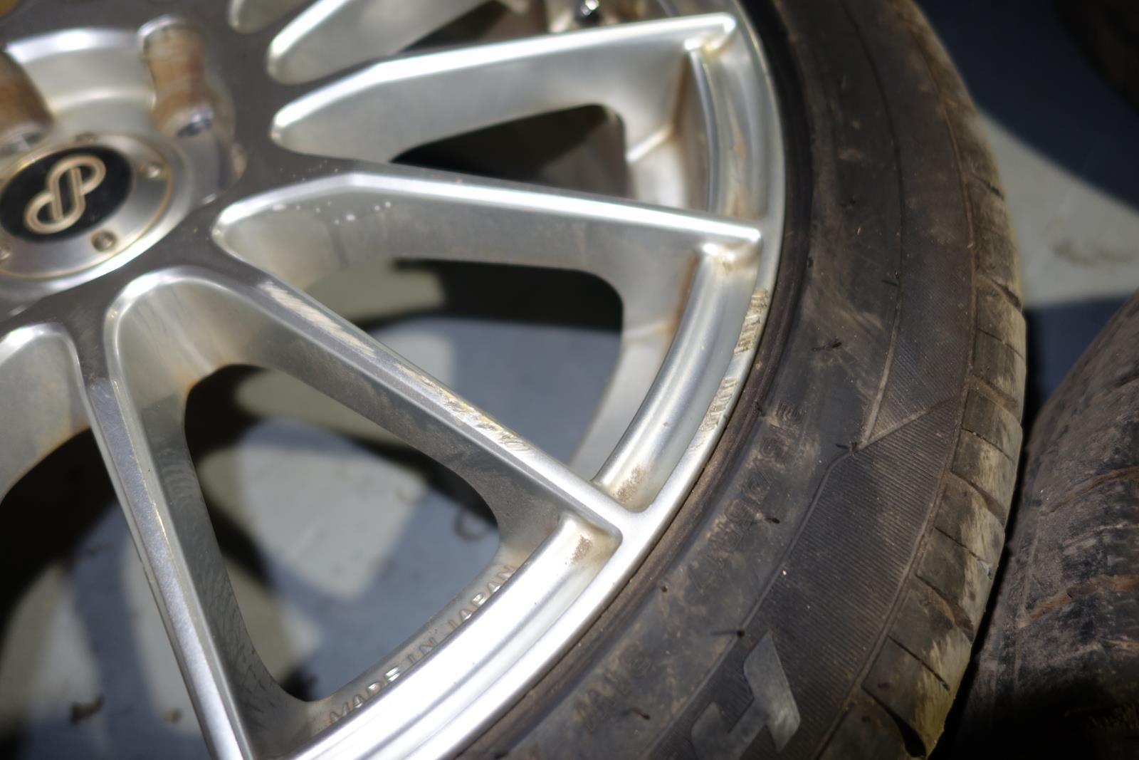 JDM Enkei RS05 Wheels Rims Mags 5x114.3 17x7 +45 Offset Japan