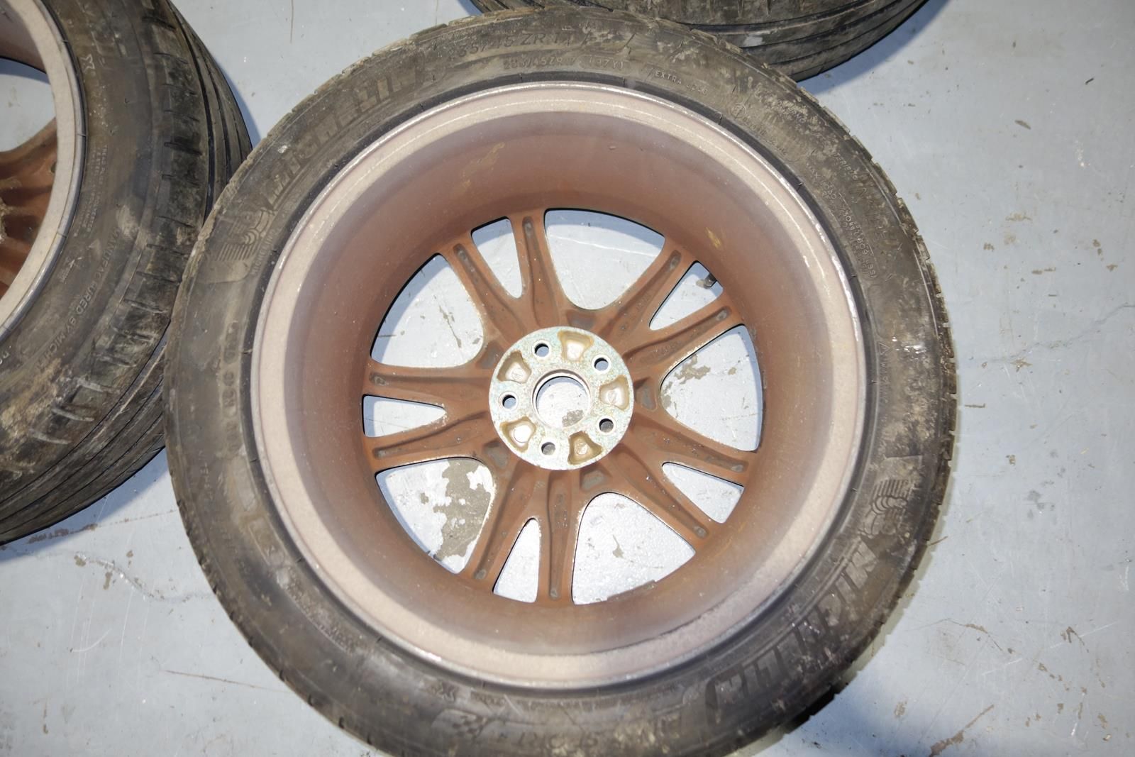 JDM Subaru Impreza WRX STI GDB Gold Enkei 5x100 Wheels Rims Mags Brembo Clearance 17x7.5J +53 V7 V8