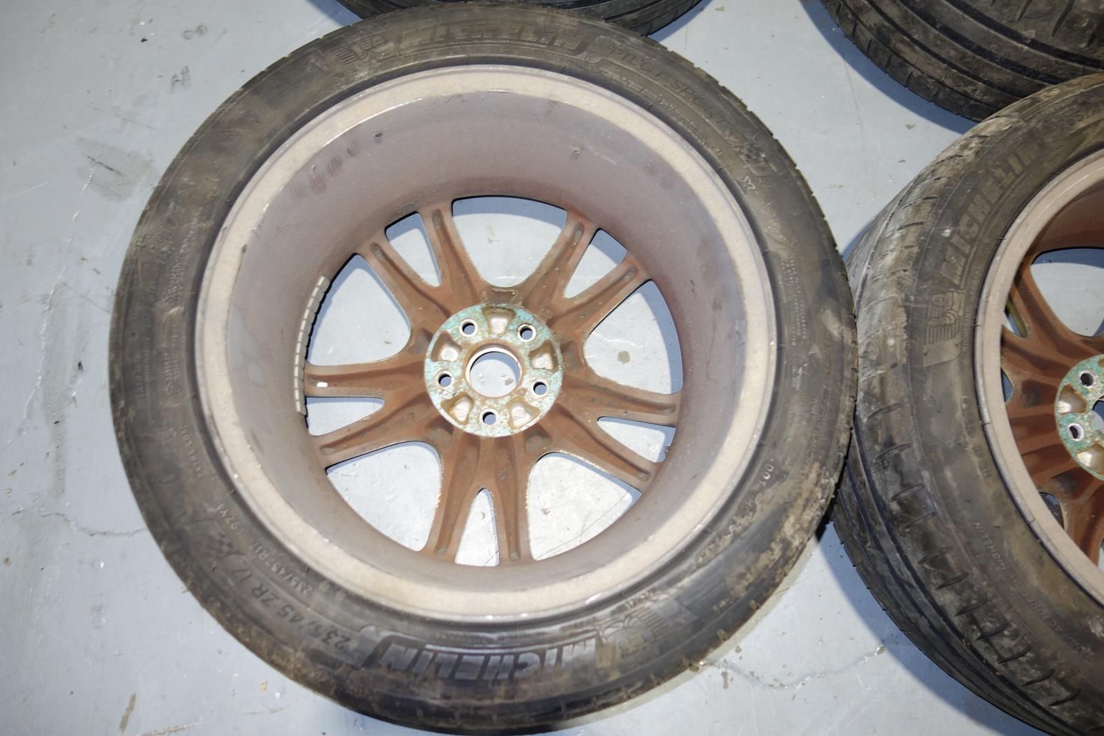 JDM Subaru Impreza WRX STI GDB Gold Enkei 5x100 Wheels Rims Mags Brembo Clearance 17x7.5J +53 V7 V8