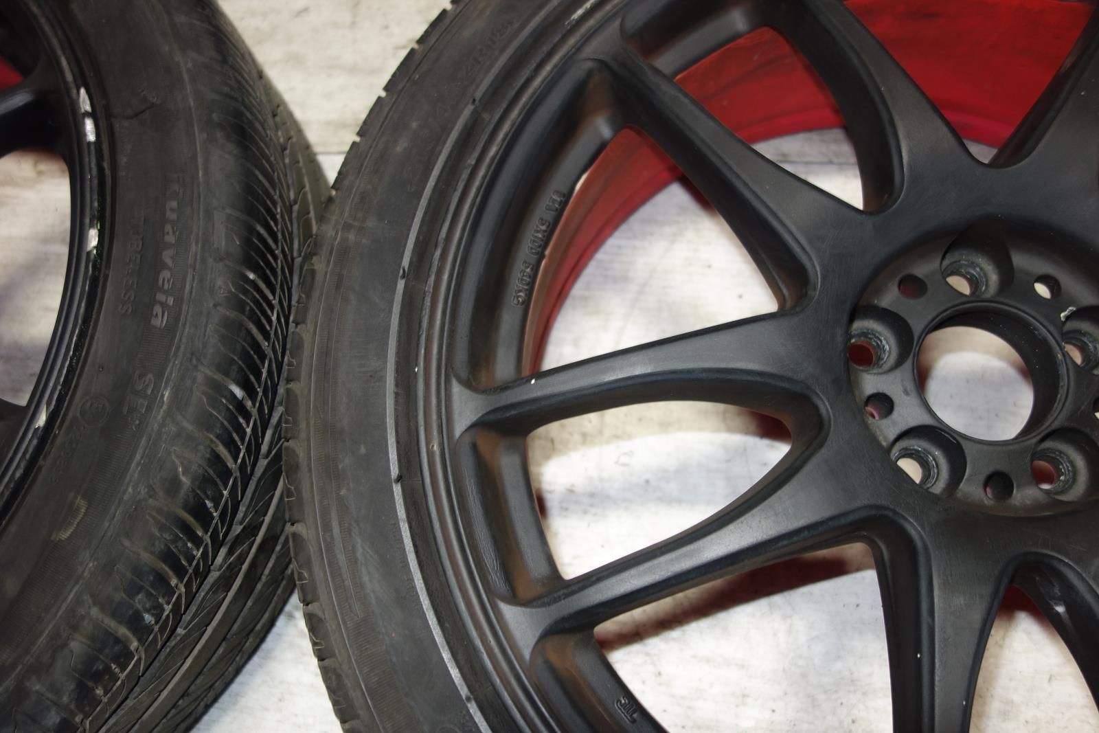 JDM Work Emotion Kiwami Wheels Rims Tires 5x100 18x7 +55 Offset Japan