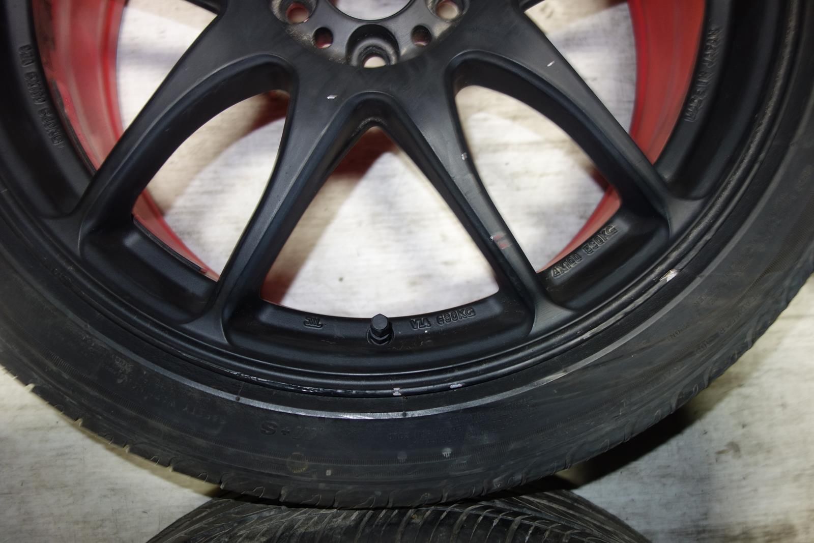 JDM Work Emotion Kiwami Wheels Rims Tires 5x100 18x7 +55 Offset Japan