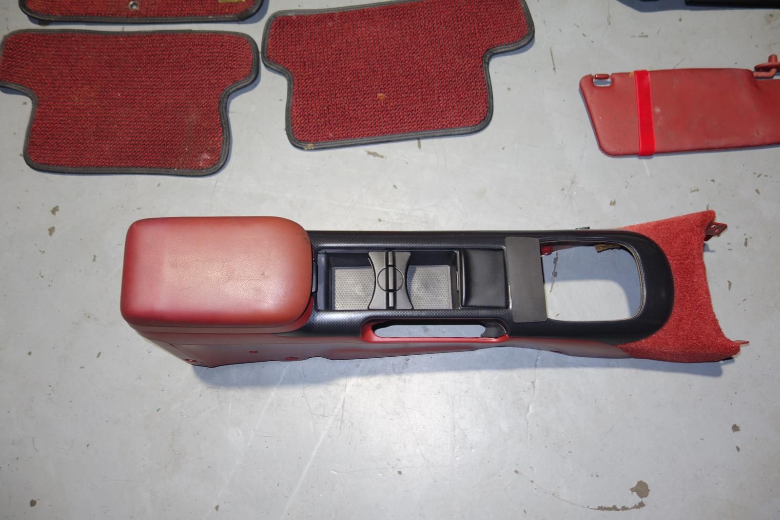 JDM Honda Prelude 1997-2001 BB6 BB8 SiR Red Front & Back Seats Carpet Door Panels Roof Liner Visors Mats Center Console