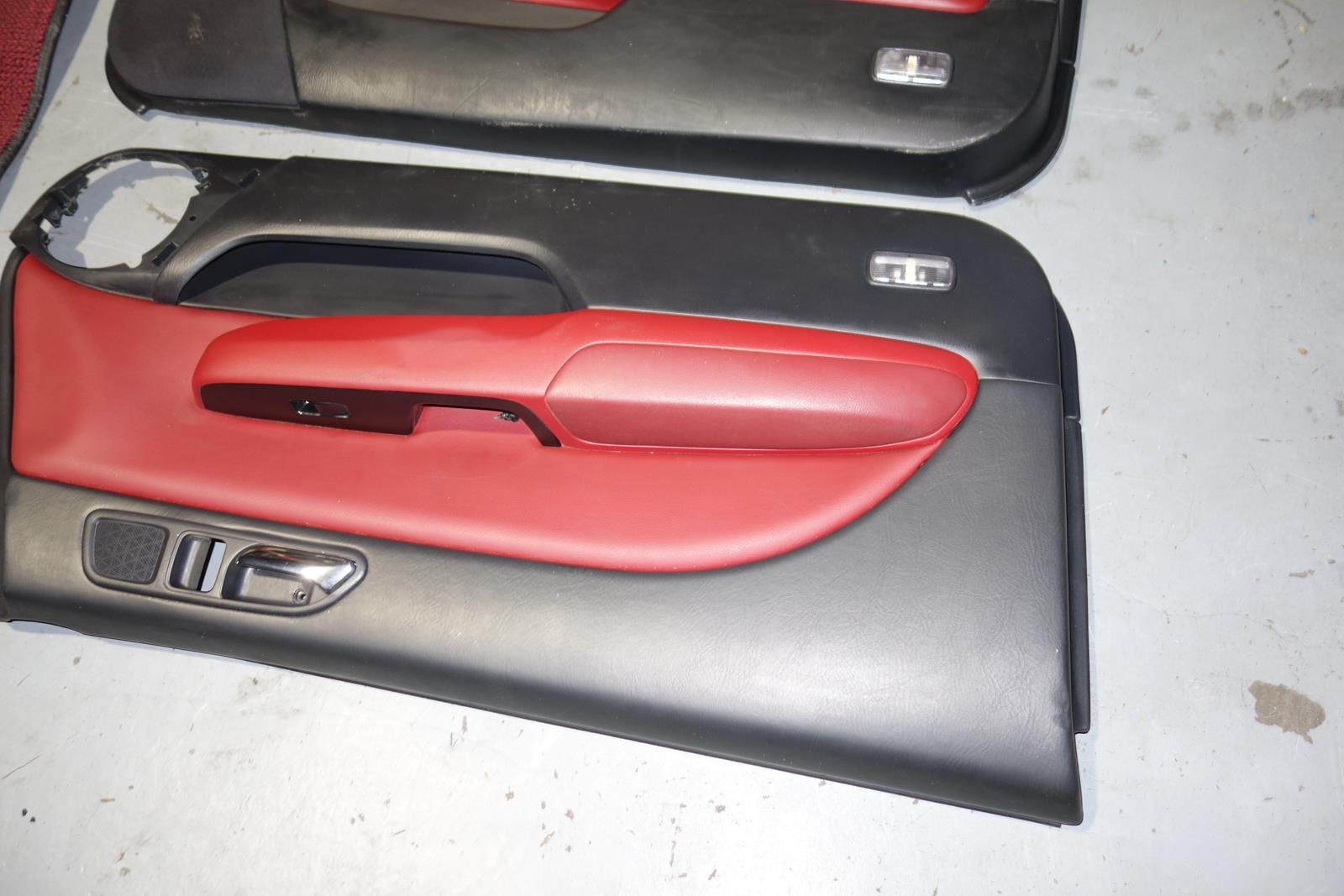 JDM Honda Prelude 1997-2001 BB6 BB8 SiR Red Front & Back Seats Carpet Door Panels Roof Liner Visors Mats Center Console
