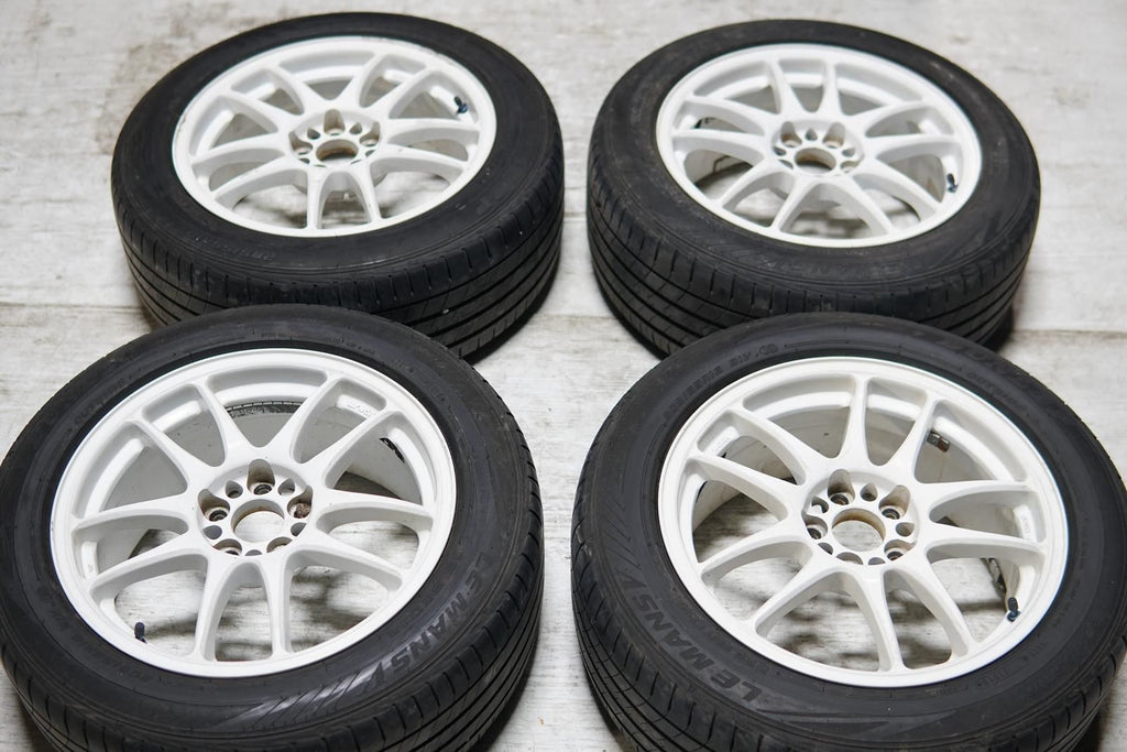 JDM Work Emotion CR Kai Wheels Rims Mags 5x100 16x7 +35 Offset