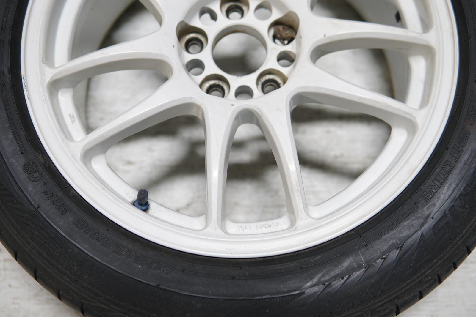 JDM Work Emotion CR Kai Wheels Rims Mags 5x100 16x7 +35 Offset Japan White