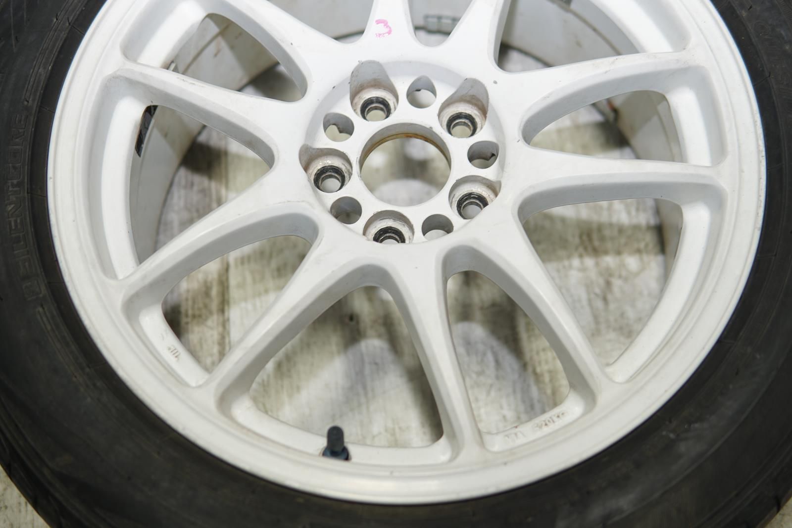 JDM Work Emotion CR Kai Wheels Rims Mags 5x100 16x7 +35 Offset Japan White